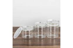 China Hot Stamping 200ml Plastic Food Jar 500ml Honey Containers With Lids supplier