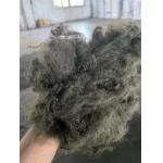 Recycled Polyester Staple Fiber 2.5D 51mm Green Coffee for sale