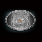One Piece Molding Glass Vessel Sink Bowls 550mm Long No Overflow