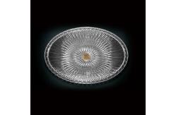 China One Piece Molding Glass Vessel Sink Bowls 550mm Long No Overflow supplier