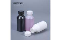 China Biodegradable HDPE Round Bulk Plastic Bottles For Chemical Liquid Seal Container 100ml supplier