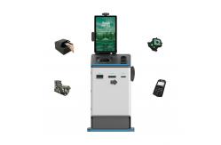 China OEM Self Check In Hotel Kiosk With Passport Scanner Room Card Encoder supplier