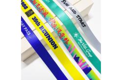 China Customization Logo Polyester Woven Cloth Wristbands Concert Promotion Events Gift Adjustable Length supplier
