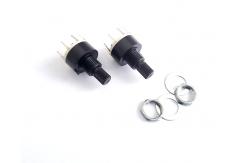 China Plastic 16mm 8 Position Rotary Switch Single Pole  0.3A Heater Refrigerator supplier