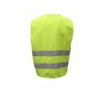 100% Polyester 180GSM Lattice High Visibility Workwear Fluorescent Safety Vest