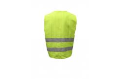 China 100% Polyester 180GSM Lattice High Visibility Workwear Fluorescent Safety Vest supplier