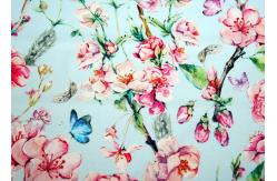 China Anti - Cracking Inkjet Cotton Canvas Custom Printing Beautiful Pattern supplier