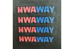 China 3D Embossed Heat Transfer Silicone Label Customizable 3D Raised Logo supplier