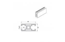 China 6063 T5 Extruded Aluminum H Section Aluminium Extrusion supplier