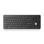 IP68 Silicone Industrial Keyboard With 111 Keys And 800 DPI Trackball for sale