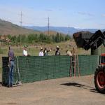 Military Gabion Basket Hesco Mil1 Flood Control Defensive Barrier 4mm for sale