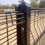 Modern Design 4mm Wire Diameter Clear View High Security 358 Anti Climb Fence