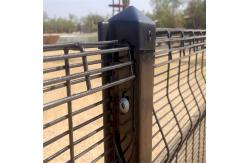 China Modern Design 4mm Wire Diameter Clear View High Security 358 Anti Climb Fence supplier