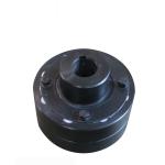 Dowel Shaft Flexible Bushed Pin Type Coupling LX Type 45# Steel Black Color for sale