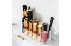 China H6.8cm Humanized Plastic Makeup Storage Box With Compartments Shelf supplier
