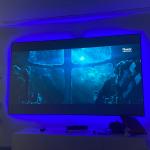 16:9 ALR Projection Screens Long Throw Fixed Frame Projector Screens 3D for sale