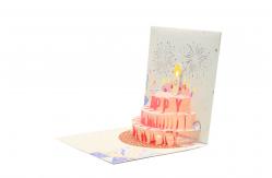 China Personalization Pop Out Card for promotional campaigns , Customizable Design Interactive Greeting Card supplier