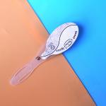 10ml Transparent Honey Spoon Plastic  149*39*11.5mm 4g Weight for sale
