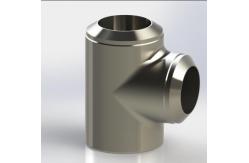 China Butt Welding Fitting A269 WP321 Reducing Tee 4X2 Stainless Steel ASME B16.9 supplier