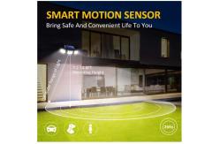 China Solar Powered Motion Sensor Three Heads Led Flood Light 2000MA supplier