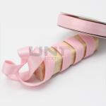 Good Tearing Strength Pink Silicone Elastic Tape / Unbreakable Rubber Bands For Jumpsuits