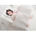 Knitted Personalized Cotton Baby Blankets , Customized Oblong Unique Baby Bedding Sets