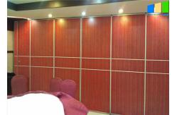 China Sound Proof Office Meeting Room Panels 65mm Thickness Wooden Material Sliding Partition Wall supplier