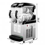 6L 450W Margarita Slush Machine Soft Ice Cream Maker 110V LED Display Automatic for sale