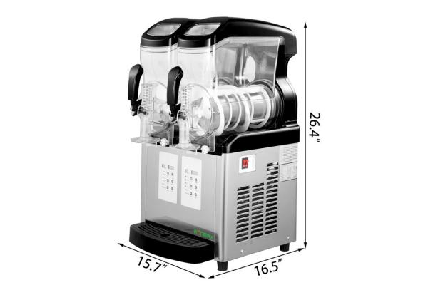 6L 450W Margarita Slush Machine Soft Ice Cream Maker 110V LED Display Automatic