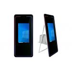 Foldable Mirrored Photo Booth Selfie Magic Mirror Booth Led Frame With Printer Case Transport for sale