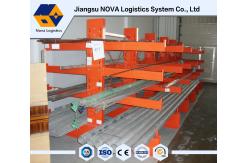China 75mm Adjustable Cantilever Warehouse Storage Rack With 500 Kg Per Arm supplier