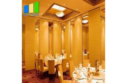 China 65mm Sliding Partition Walls Interior Divider Movable Room Partition For Restaurant supplier