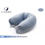 Anti - Static Airplane Memory Foam Pillows With Microbeads Filling , REACH ROHS Standard