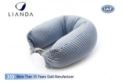 China Anti - Static Airplane Memory Foam Pillows With Microbeads Filling , REACH ROHS Standard supplier