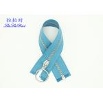 30 Inch Open End Dual Separating Zipper , Long Separating Zippers For Garments