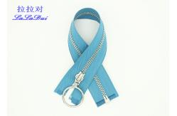 China 30 Inch Open End Dual Separating Zipper , Long Separating Zippers For Garments supplier