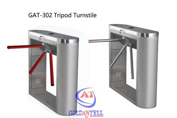 Stainless Steel High Speed Gate Access Control Turnstiles single or bi directional