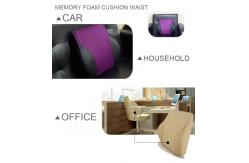 China Custom Memory Foam Seat Cushion , Back Lumbar Support Ergonomic Seat Cushion supplier