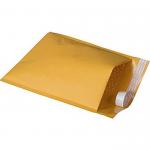 Oil Resistant Kraft Paper 4x8 Bubble Mailers Size 000 Padded Envelopes Customized for sale