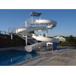 Private Swimming Pool Toys Fiberglass Slide Water Amusement Park Games Rides Indoor Playground Kids for sale