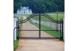 China 1.8M Gate Fence Tubular Steel Fence Oxidation Proof Fence Home fence supplier