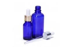 China 1oz 2oz  Clear Glass Bottle Essential Oil Bottles With Golden Dropper supplier