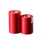Red Color Thermal Transfer Ribbon With 70 - 300m Length For Zebra Ribbon Printer for sale
