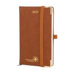 100GSM Ivory Paper Small Academic Planner 2023 Brown 2 Pages Per Week for sale