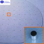 Through Glass Vias (TGV) JGS1 JGS2 Sapphire BF33 Quartz Customizable Dimensions Thickness Can Low As 100 Μm for sale