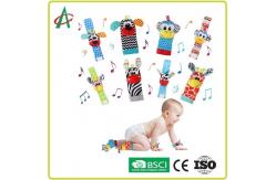 China 3.36 Ounces Baby Plush Rattle , ASTM Foot And Wrist Rattles supplier