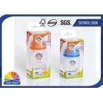 Any Size Nursing Bottle Packaging Clear PET Box For Wine Or Milk Packing for sale