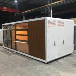 Prefab Popular Camping Pods Module Sandwich Panel Cabins Manufacturer Apple House for sale