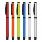 Multi Color Classic Roller Ball Pen 1.0mm Plug In Type Design For School Office for sale