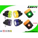 Lightweight Underground Cordless Mining Cap Lamps High Beam Brightness 10000Lux for sale